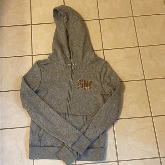 Sequin VS PINK Zip Up - Picture 3 of 8